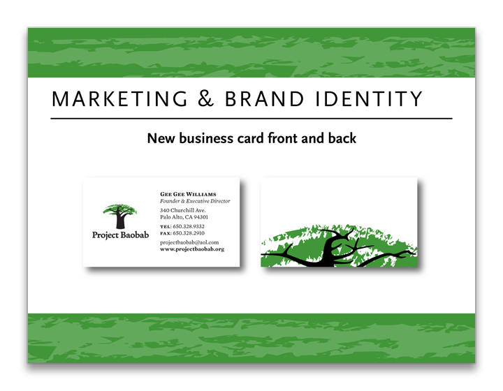 Project Baobab presentation - slide 5